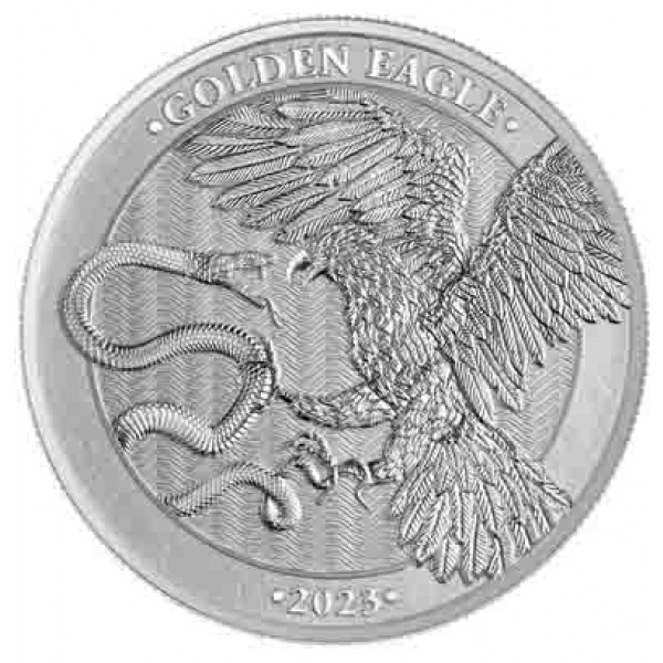 2023 1oz Malta 5 € Golden Eagle .9999 Silver BU Coin European Mint