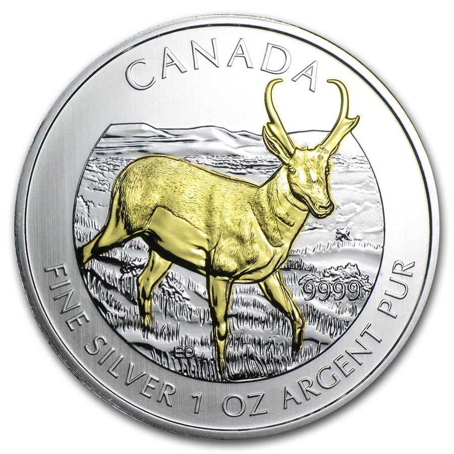 Доллар 31.01 2024. 5 Долларов (1 унция серебра). Канада.2013 антилопа. Монета с лосем. Монета с антилопой. Канадский доллар с лосем.