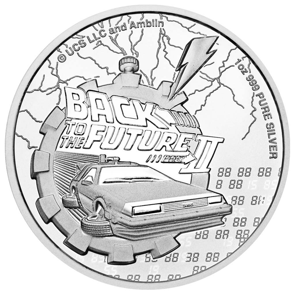 BACK TO THE FUTURE 第二弾 2021 最新作1オンス 銀貨 - 貨幣