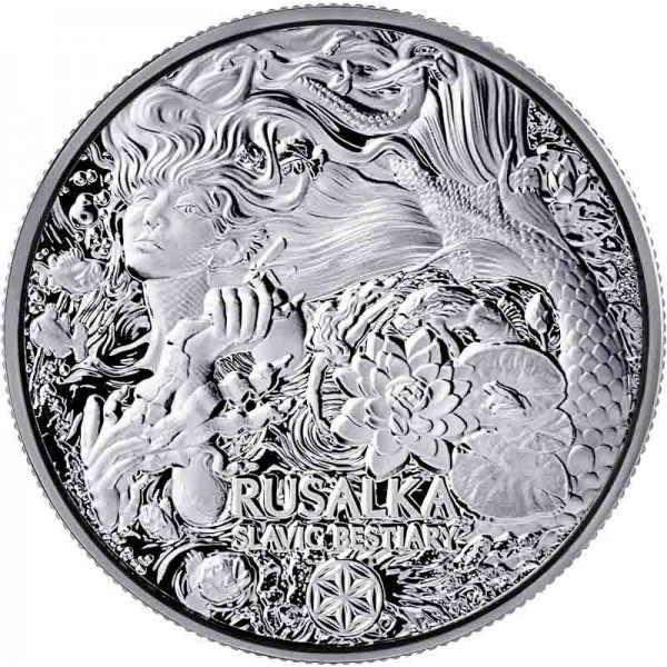 2023 1 oz 500 Francs Cameroon Silver Rusalka Slavic Bestiary BU coin in ...